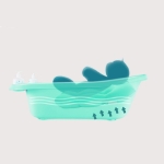 Colchon Flotador Para Bañito Baby Splash Premium Chanchito - Imagen 12