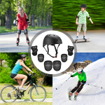Set De 7 Protecciones Para Niños Casco Rodilleras Coderas - Imagen 8