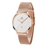 Reloj Mujer Cuadrado Cuarzo Acero Oro Rosa Resistente - Imagen 13