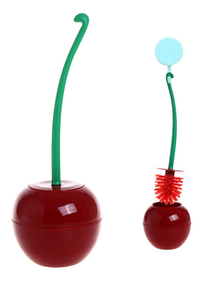 D_769374-MLU41068074512_032020-F.jpg Cepillo Para Inodoro 38x13cm Con Forma De Cereza - Imagen 1