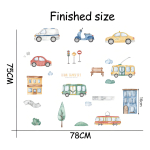 Vinilo Infantil Decorativo De Pared Ciudad - Imagen 4