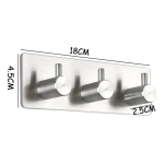 Soporte Triple Gancho Para Pared Toallero Pared Accesorio - Imagen 6