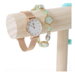 Exhibidor De Pulseras Relojes Y Alhajas En Madera 20cm - Imagen 4