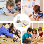 Juego Montessori De Motricidad Clasificacion Tubos De Ensayo - Imagen 4