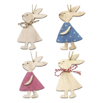 Adorno Colgante Conejo Madera Árbol Navidad Pascuas - Imagen 16