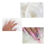 Manta Fondo Fotos De Uñas Nails Mini Alfombra Peluda - Imagen 4