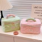 Neceser Bolso Porta Maquillaje Capitoneado Con Cierre - Imagen 8