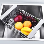 Escurridor De Vajilla Ajustable Para Pileta Acero Inox - Imagen 3