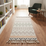 Alfombras Nórdicas Vintage Con Borlas Flecos Textil 90 Cm - Imagen 18