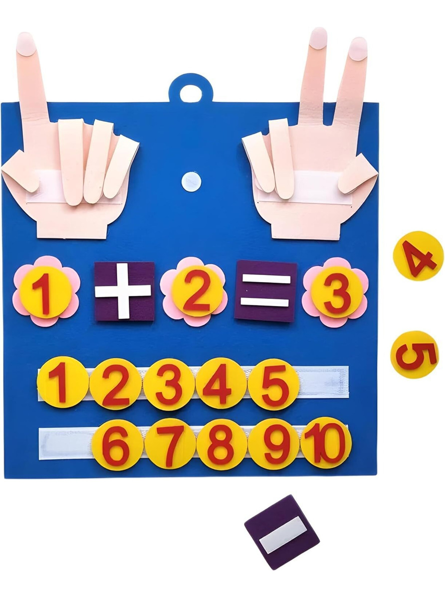 D_776050-MLU82888123963_032025-F.jpg Juego Educativo Tabla Manos Matematicas Infantil - Imagen 1