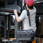 Bolso De Herramientas C/ Tira 13 Divisiones Premium 35cm Excelente Calidad - Imagen 3