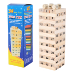 Juego De Mesa Torre De Madera Niños Niñas Estrategia - Imagen 4