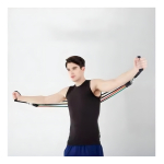 Set 5 Bandas Elástica Resistencia De Colores + Bolso Color Amarillo - Imagen 5