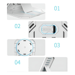 Soporte Para Laptop Soporte De Plástico Para Macbook 2 - Imagen 10