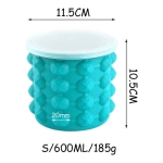 Hielera Circular Silicona Congela Rápido Enfria Latas 600ml - Imagen 4