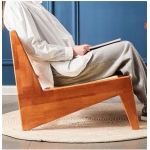 Butaca Silla De Madera Para Living Poltrona Inclinada - Imagen 5