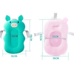 Colchon Flotador Para Bañito Baby Splash Premium Chanchito - Imagen 2