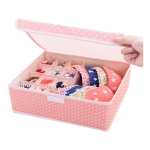 Caja De Almacenamiento Con Tapa Ropa Interior Organizador - Imagen 4