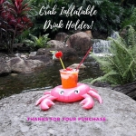 Posavasos Inflable Para Piscina Diseño Cangrejo - Imagen 6