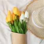 Flores Artificiales Decorativas Ramo De 5 Flores Tulipanes - Imagen 13