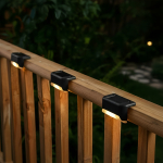 Lampara Solar Jardin Deck Baranda Pasa Manos Escaleras - Imagen 3