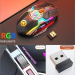 Mouse Juego Inalámbrico Recargable E-sport Game Rgb Ergonomi - Imagen 13