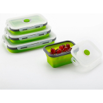 Set X4 Taper Silicona Plegables Tapa Plastico Hermetica - Imagen 29