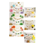 Guirnalda De Cumpleaños Happy Birthaday Cartel Para Cumple - Imagen 4