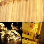 Cortina De Luces Led 3x3 Metros Para Boda Fiesta Decoración - Imagen 7