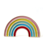 Adorno Arcoiris De Madera Para Cuarto Infantil Boho - Imagen 17