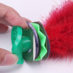 Juguete Pelota Loca Peteca China Plumas Juego Patear Futbol - Imagen 6