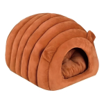 Cueva Cama Peluche Acolchada Para Gatos Perros Grande - Imagen 15