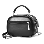 Bandolera Cartera Capitoneada Con Cadena V - Imagen 2