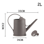 Regadera Plástica Para Jardín 2lts Plantas Interior Deco - Imagen 10