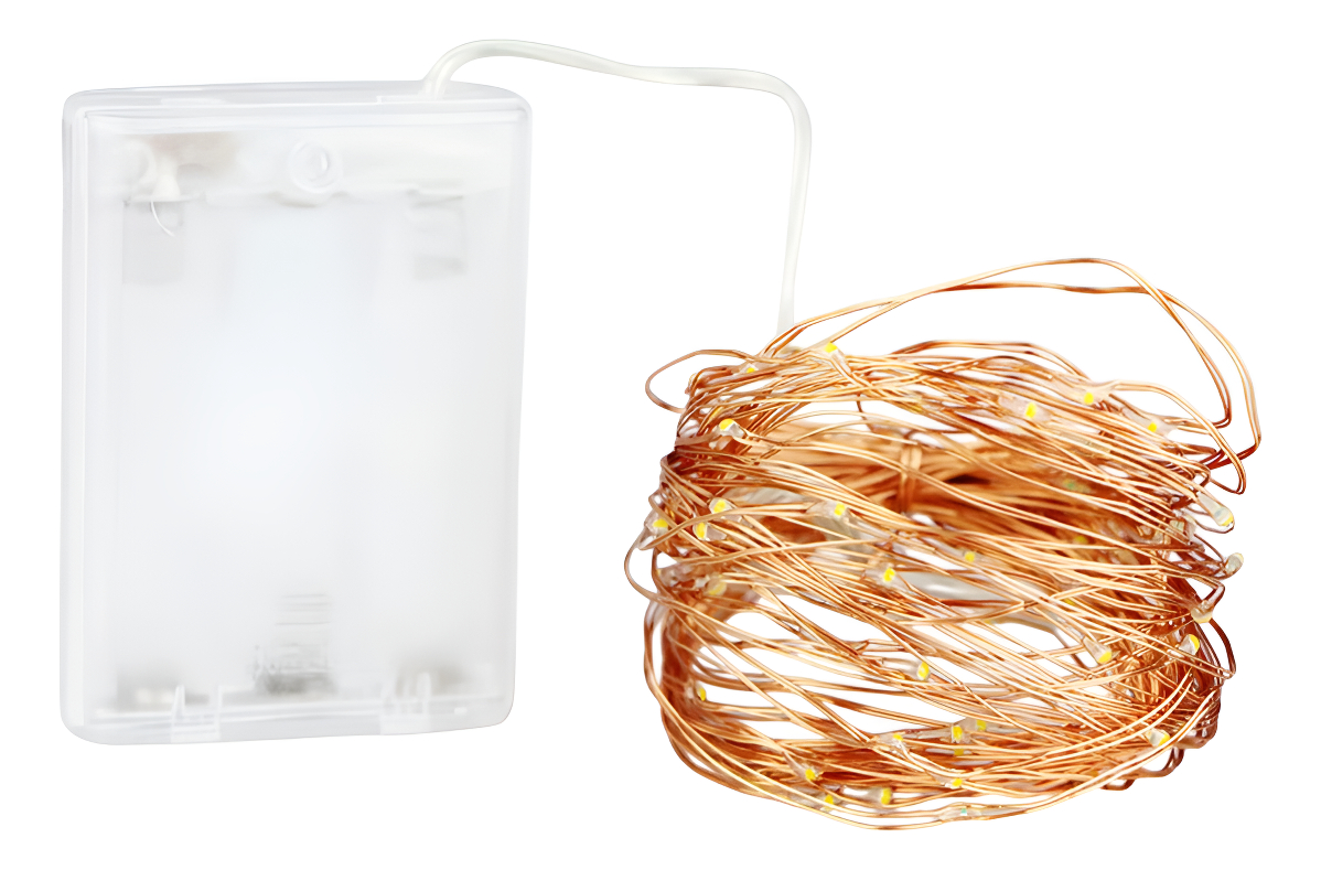D_786143-MLU80618983204_112024-F.jpg Bichito De Luz Luciérnagas Mini Leds De Cobre 5 Metros - Imagen 1
