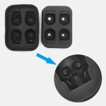 Hielera, Molde Hielo, Cubetera De Silicona Forma Calavera - Imagen 7