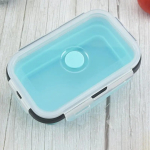 Taper Silicona Plegable Tapa Plastico Hermetica 18,5x11x6,8 - Imagen 2