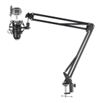 Soporte Para Micrófono Brazo De Tijera Jirafa Articulado - Imagen 2