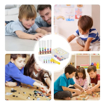 Juego Montessori De Motricidad Clasificacion Tubos De Ensayo - Imagen 4