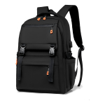 Mochila Escolar Impermeable Unisex Liceo Facultad Viaje Diseño De La Tela Gris - Imagen 2