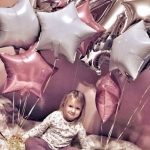 Decoracion De Cumpleaños Globo Helio Estrella Metalizado - Imagen 5