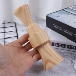 Porta Vela De Madera Soporte Candelabro Decoración 16 Cm - Imagen 3