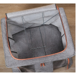 Caja Organizadora De Ropa Plegable Resistente 40x30x20 - Imagen 2