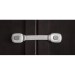 Pack X 2 Traba Puertas Seguridad Para Bebés Doble Apertura Color Gris - Imagen 4