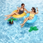 Set X10 Posavasos Inflable Para Piscina Diseño Cactus - Imagen 4