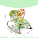 Mecedora Bouncer Leon - Silla 3 En 1 Bebe Hasta 18 Kg Oferta - Imagen 3