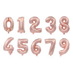 Decoracion De Cumpleaños Globo Helio Numeros 1m - Rosa - Imagen 9