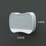 Jabonera Con Tapa Vertical Organizador Baño Ducha Tocador - Imagen 13