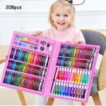 Juego De Lápices De Colores 208 Piezas Para Niños - Imagen 11