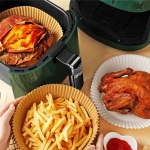 Papel Bandeja Descartable P/ Air Fryer Facilita Limpieza 50u - Imagen 5